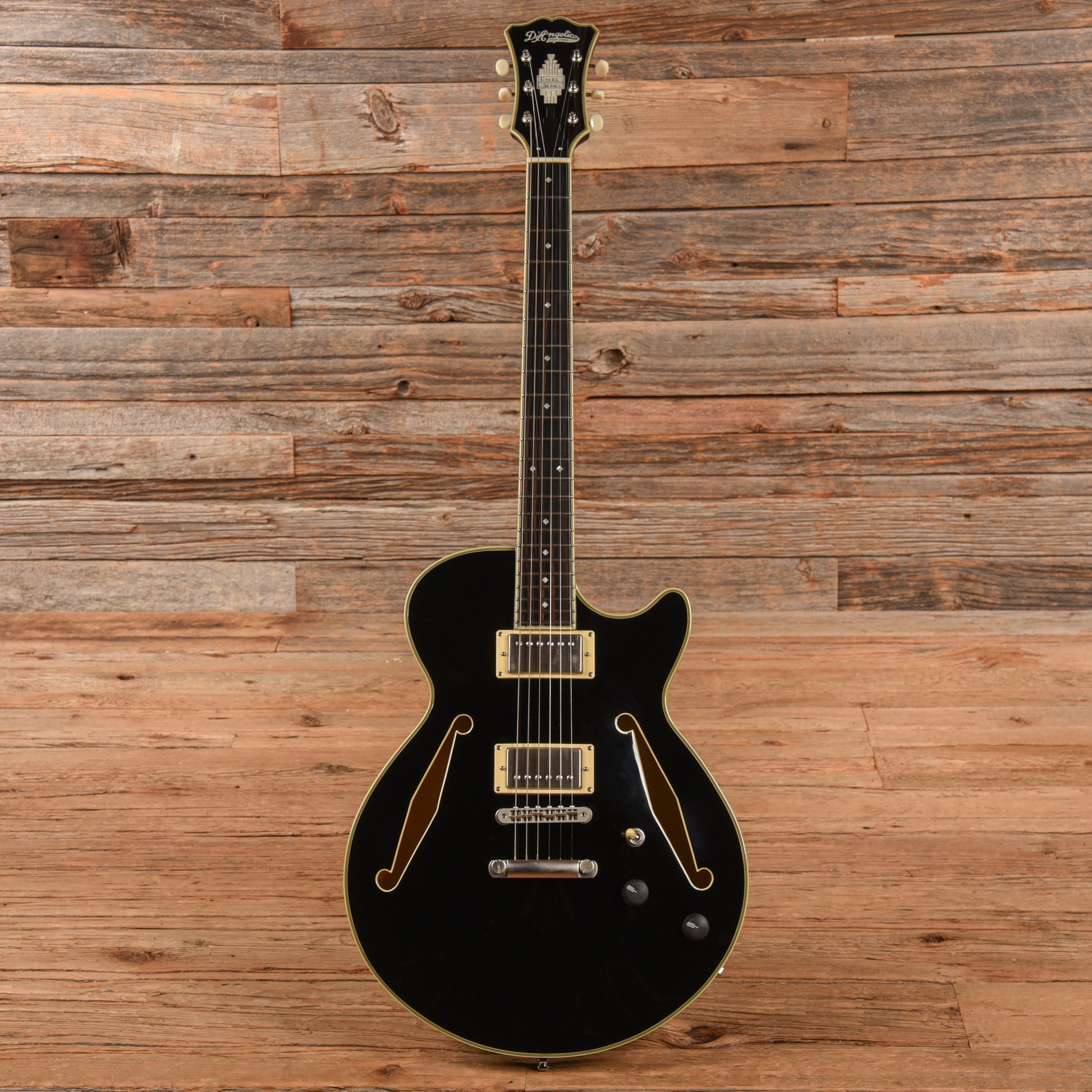 D'Angelico Excel SS Tour Collection Black 2022 Electric Guitars / Semi-Hollow