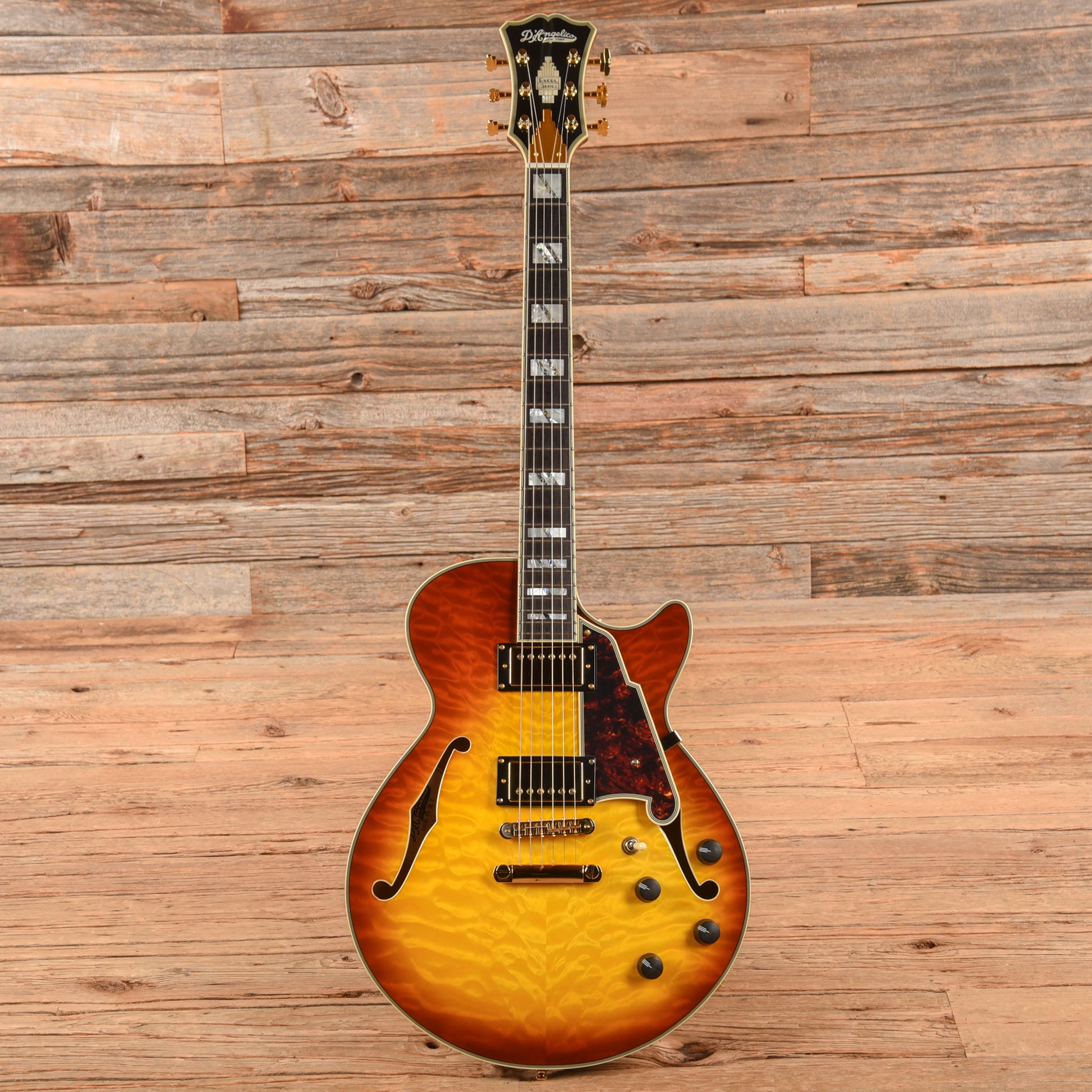 D'Angelico Excel SS-XT Sunburst Electric Guitars / Semi-Hollow