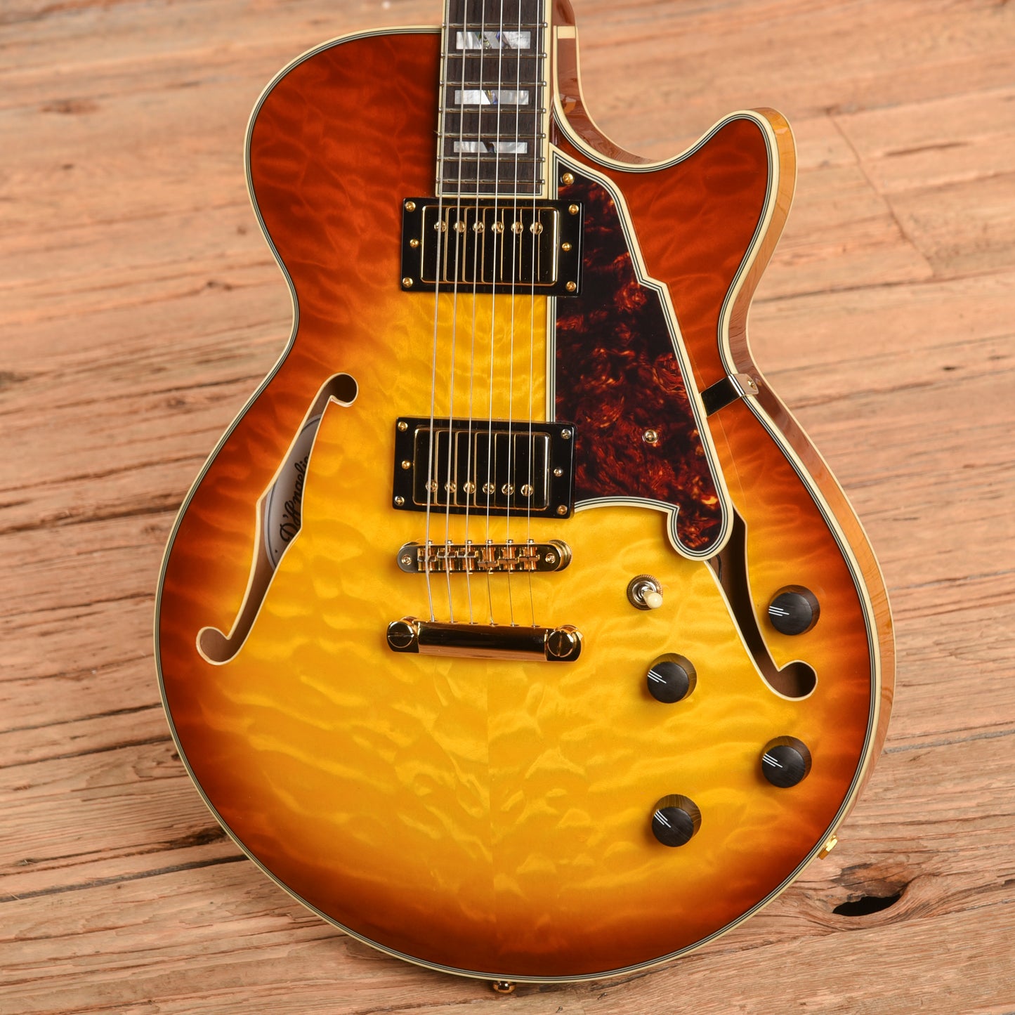 D'Angelico Excel SS-XT Sunburst Electric Guitars / Semi-Hollow