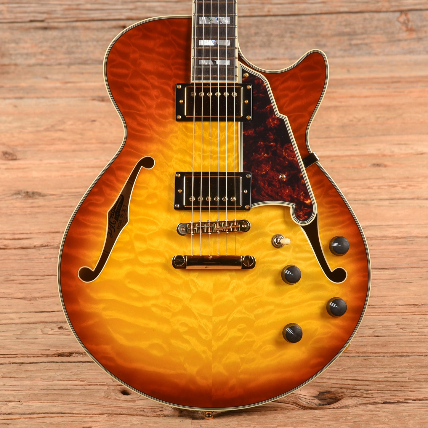 D'Angelico Excel SS-XT Sunburst Electric Guitars / Semi-Hollow