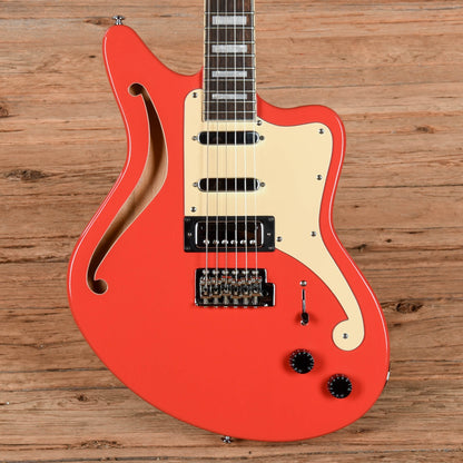 D'Angelico Premier Bedford SH Fiesta Red Electric Guitars / Semi-Hollow
