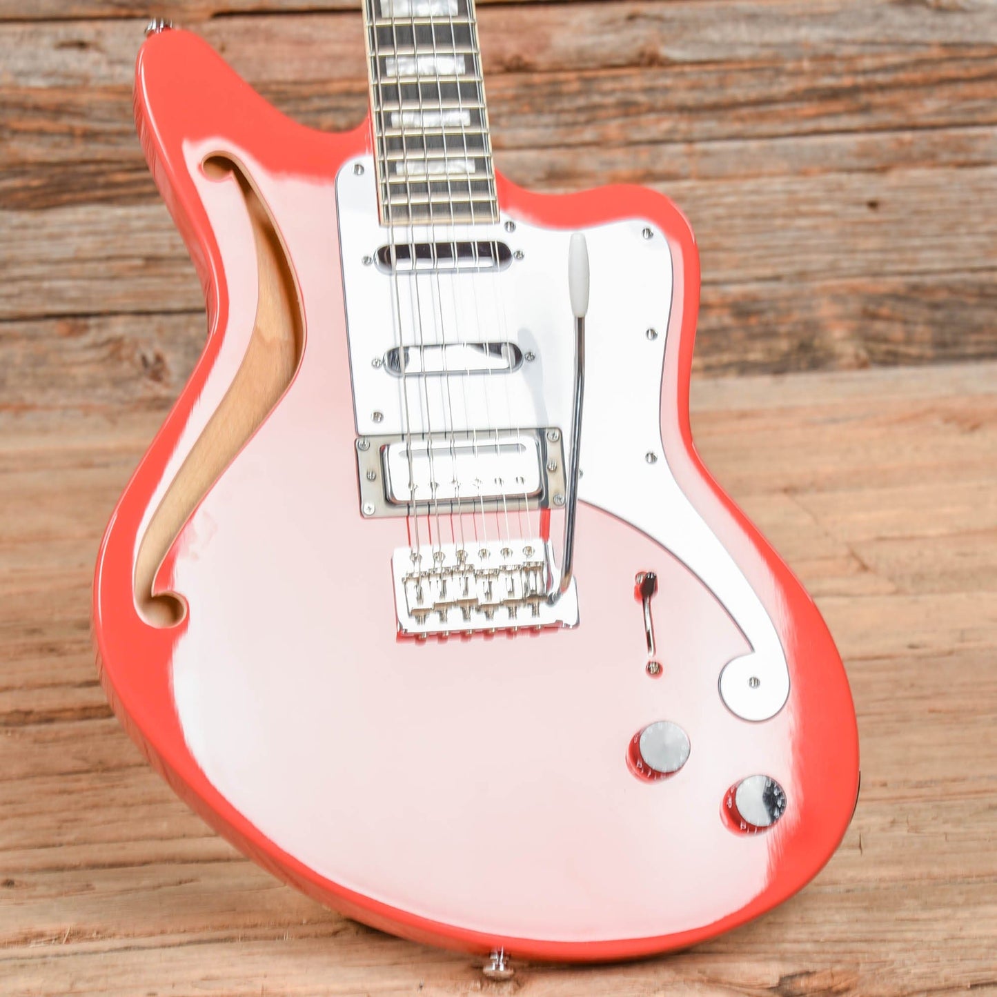 D'Angelico Premier Bedford SH with Tremolo Fiesta Red 2021 Electric Guitars / Semi-Hollow