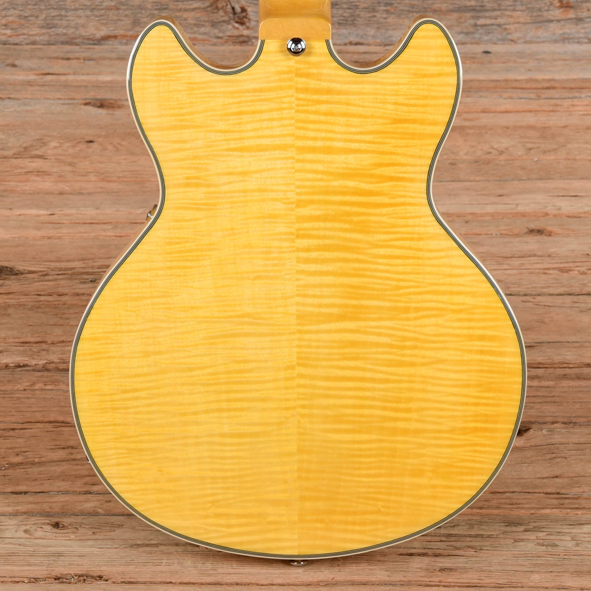 D'Angelico Premier DC Mini Natural Electric Guitars / Semi-Hollow