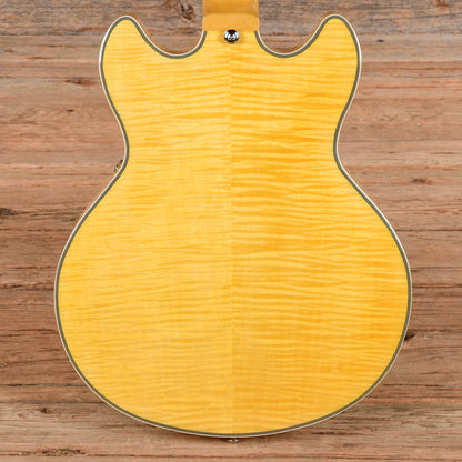 D'Angelico Premier DC Mini Natural Electric Guitars / Semi-Hollow