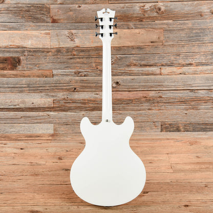 D'Angelico Premier DC White Electric Guitars / Semi-Hollow