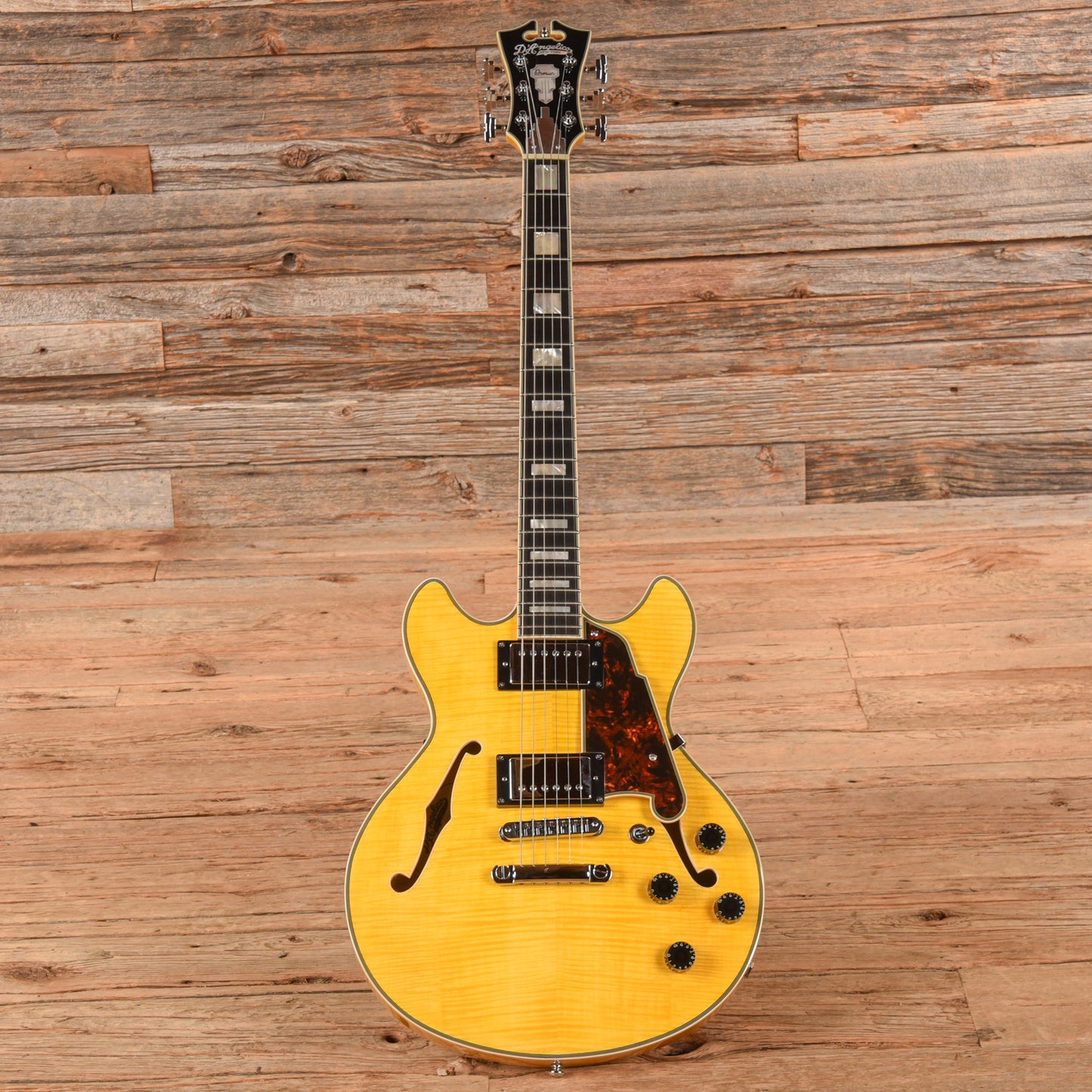 D'Angelico Premier Mini DC Blonde 2023 Electric Guitars / Semi-Hollow