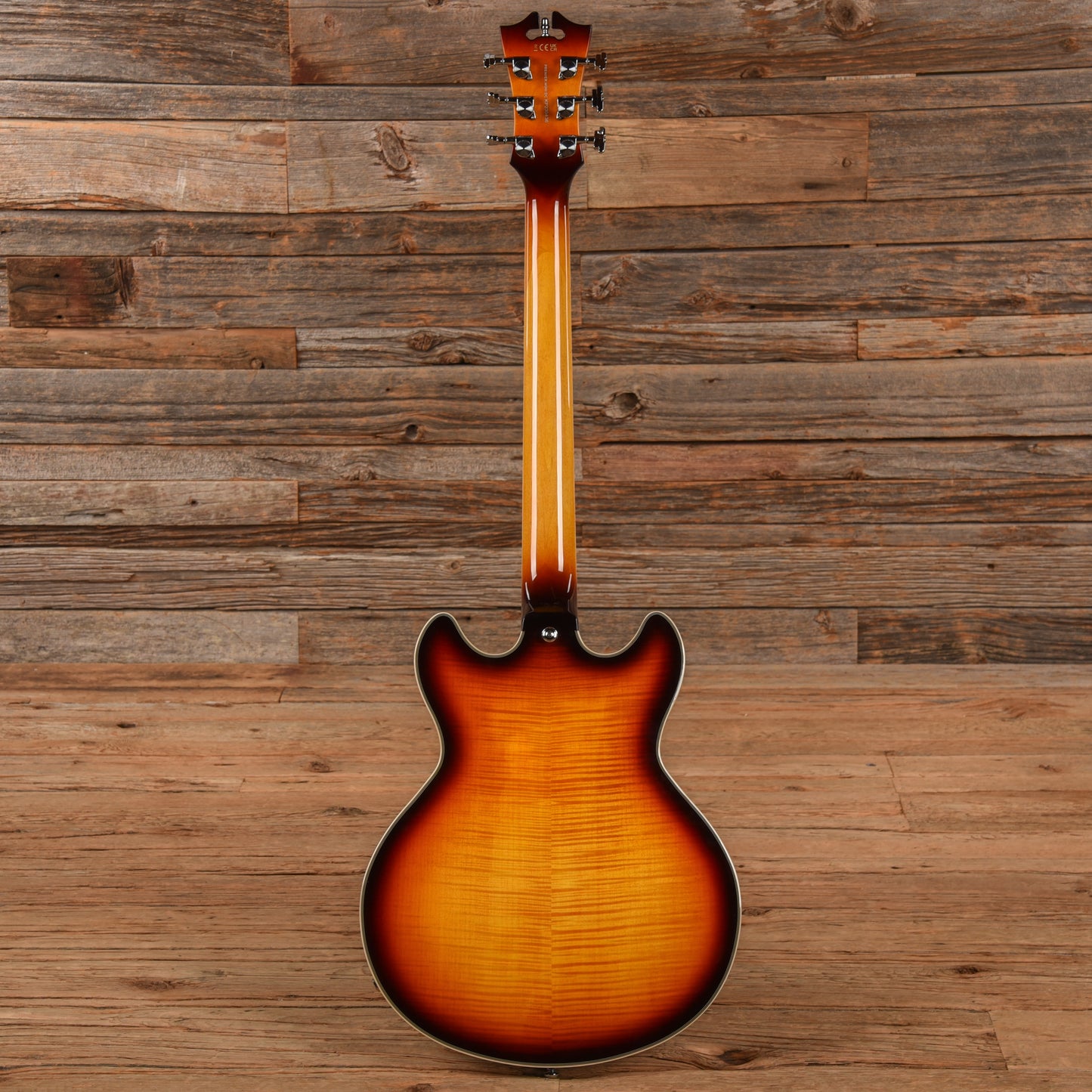 D'Angelico Premier Mini DC Sunburst Electric Guitars / Semi-Hollow