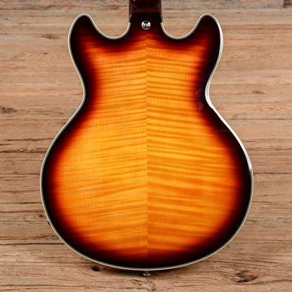 D'Angelico Premier Mini DC Sunburst Electric Guitars / Semi-Hollow