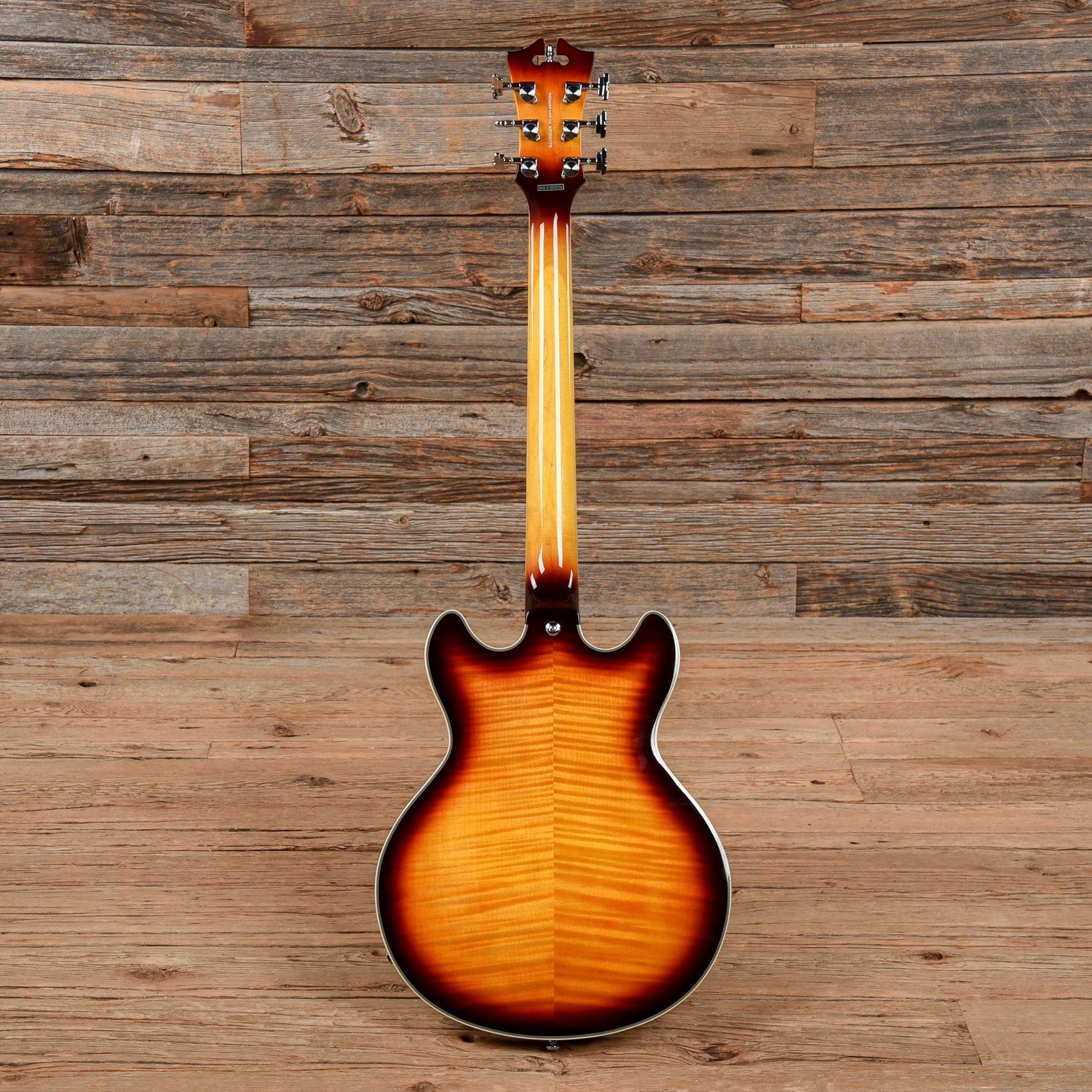 D'Angelico Premier Mini DC Sunburst Electric Guitars / Semi-Hollow