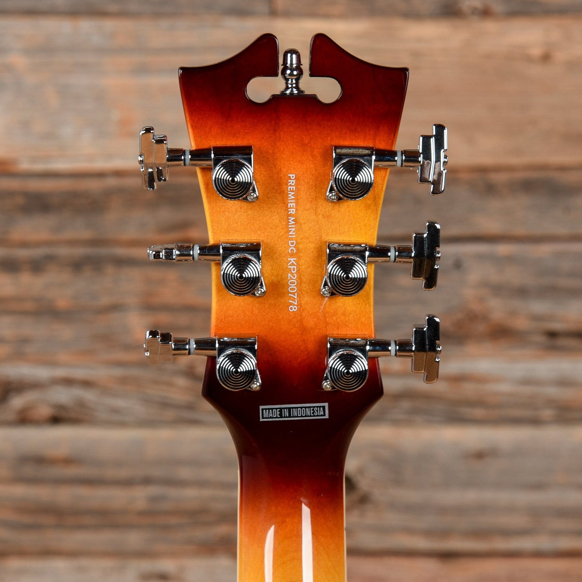D'Angelico Premier Mini DC Sunburst Electric Guitars / Semi-Hollow