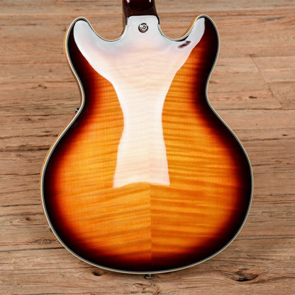 D'Angelico Premier Mini DC Sunburst Electric Guitars / Semi-Hollow