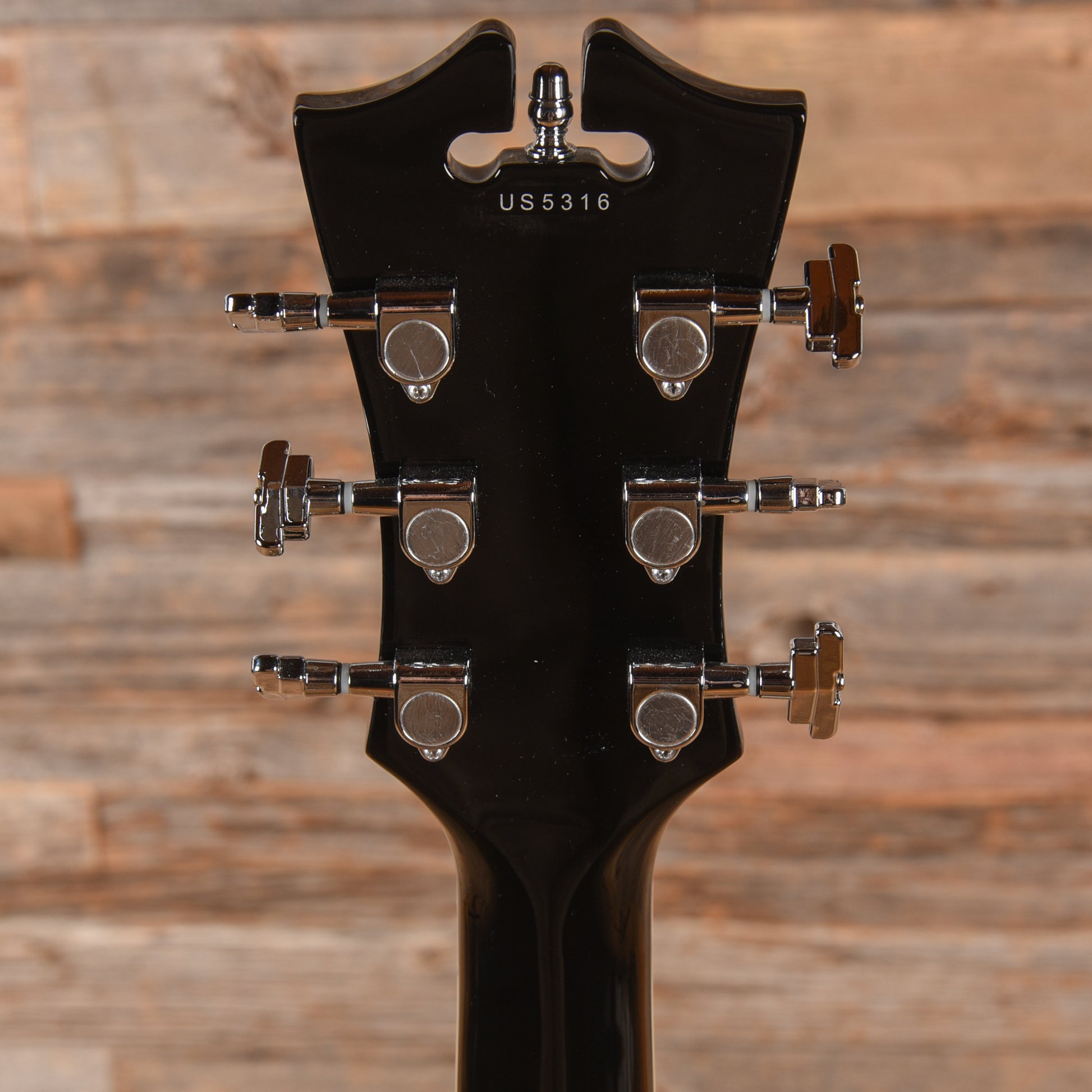 D'Angelico Premier SS Semi-Hollow Single Cutaway Black  LEFTY Electric Guitars / Semi-Hollow