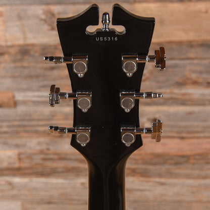 D'Angelico Premier SS Semi-Hollow Single Cutaway Black  LEFTY Electric Guitars / Semi-Hollow