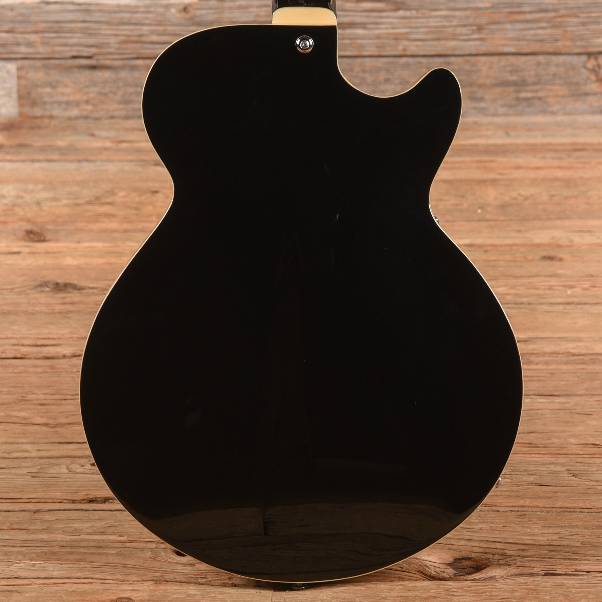 D'Angelico Premier SS Semi-Hollow Single Cutaway Black  LEFTY Electric Guitars / Semi-Hollow