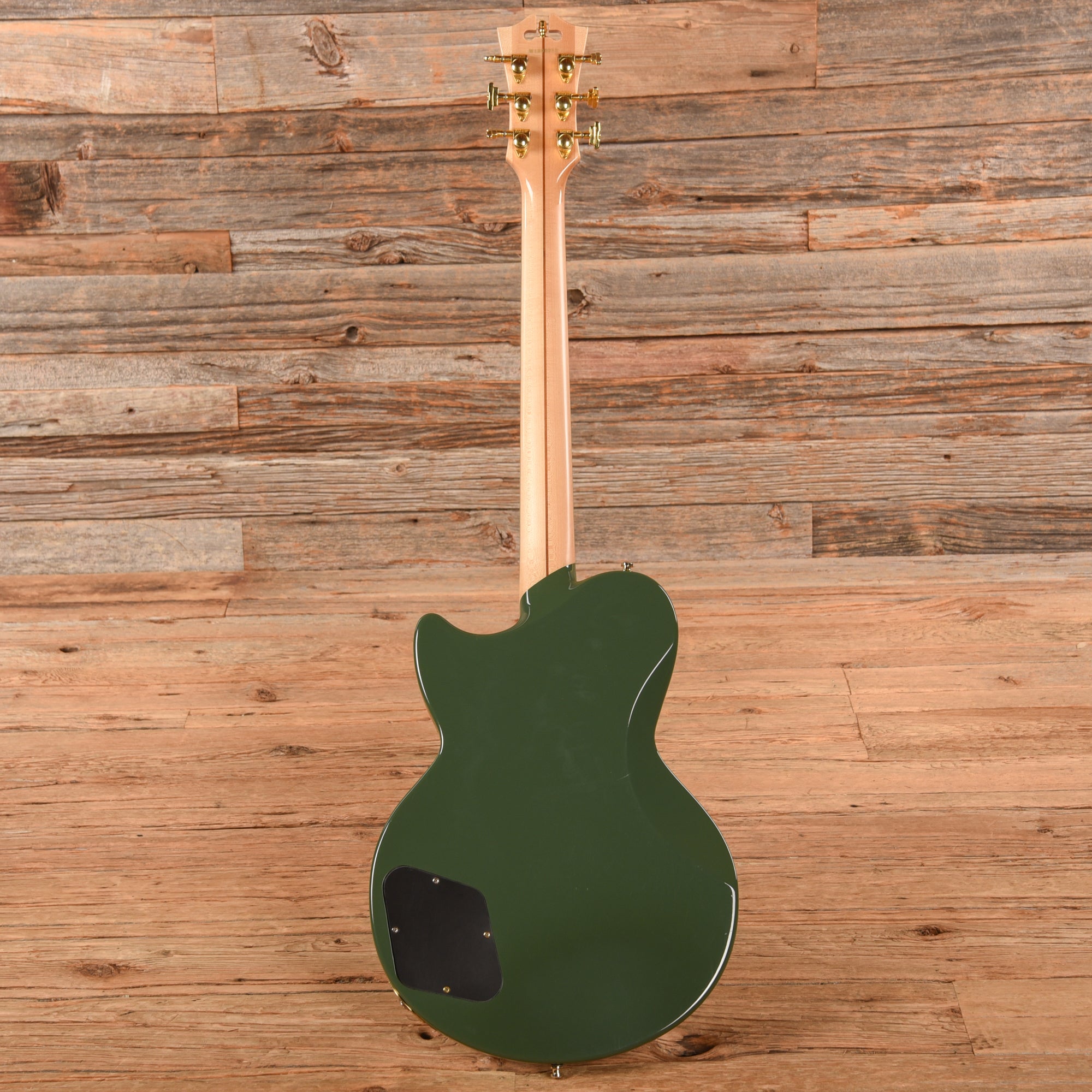 D'Angelico Deluxe Atlantic Hunter Green Electric Guitars / Solid Body