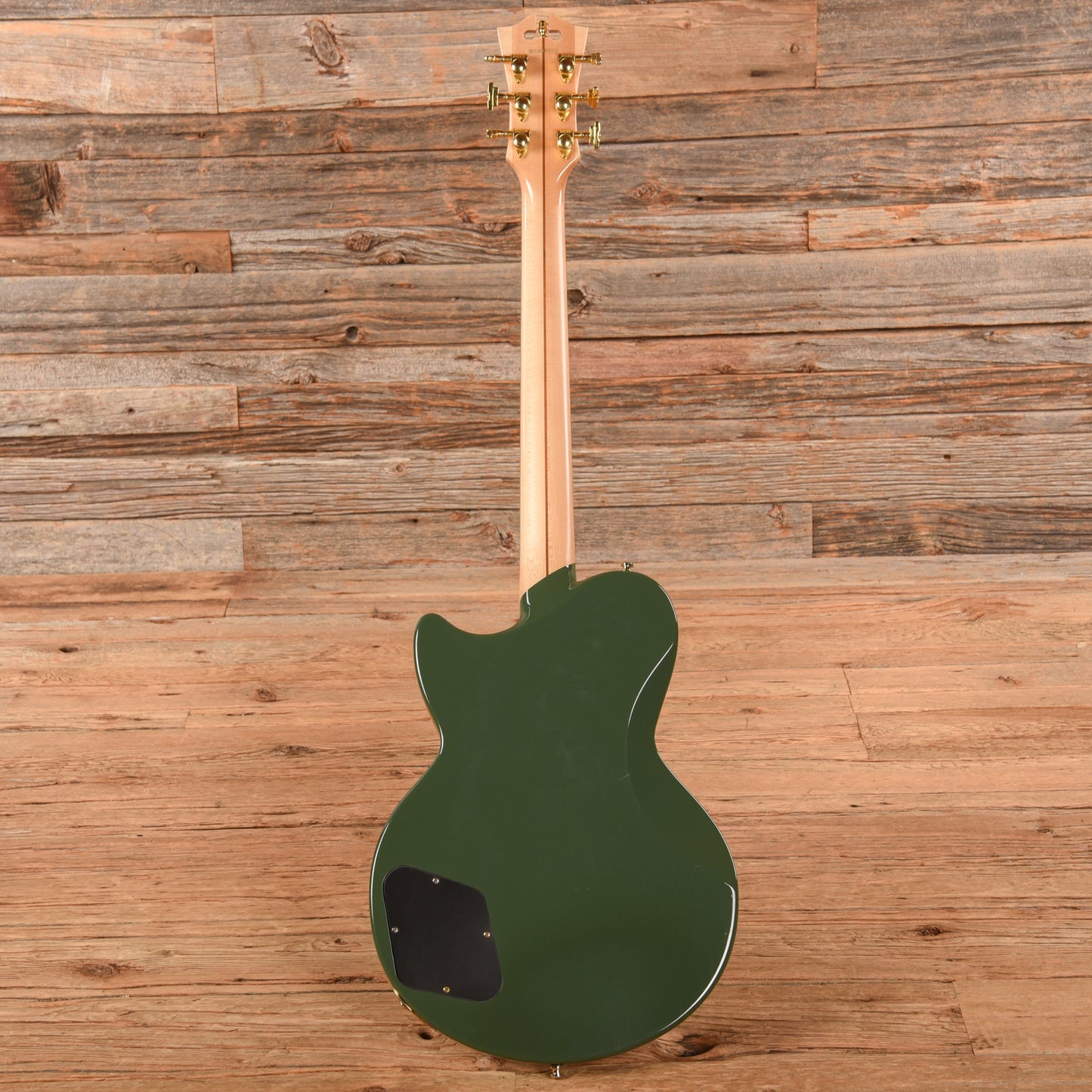 D'Angelico Deluxe Atlantic Hunter Green Electric Guitars / Solid Body