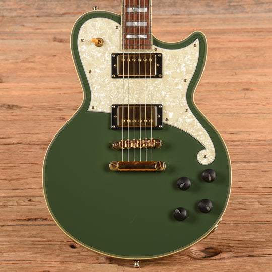 D'Angelico Deluxe Atlantic Hunter Green Electric Guitars / Solid Body