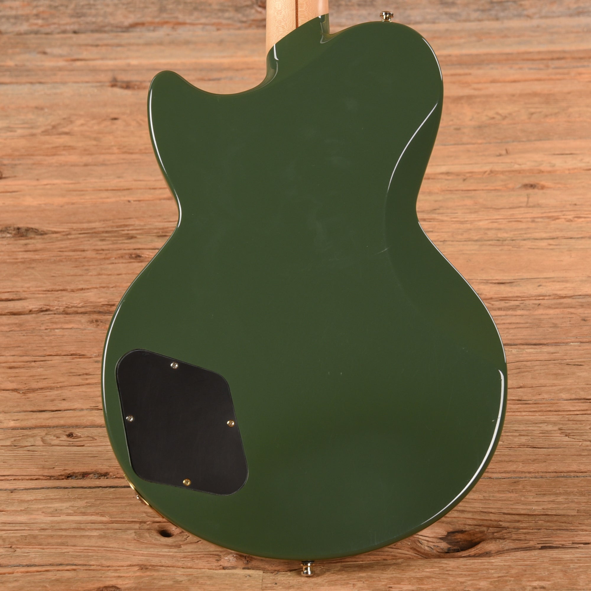 D'Angelico Deluxe Atlantic Hunter Green Electric Guitars / Solid Body