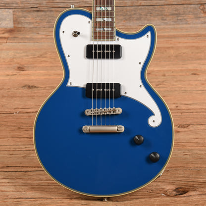D'Angelico Deluxe Atlantic Sapphire Blue 2021 Electric Guitars / Solid Body
