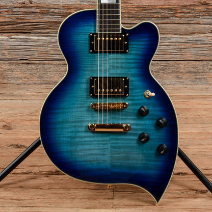 D'Angelico Excel Teardrop Prototype Blue Burst 2016 Electric Guitars / Solid Body