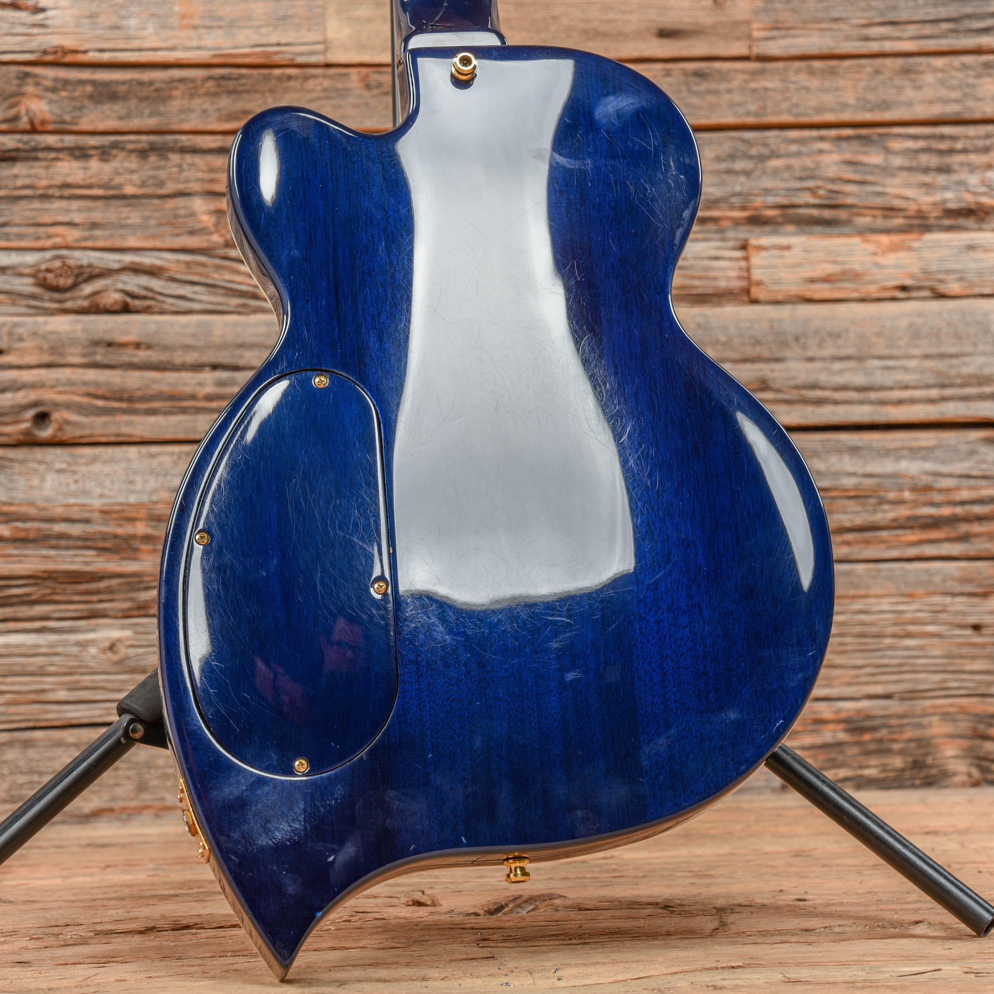 D'Angelico Excel Teardrop Prototype Blue Burst 2016 Electric Guitars / Solid Body