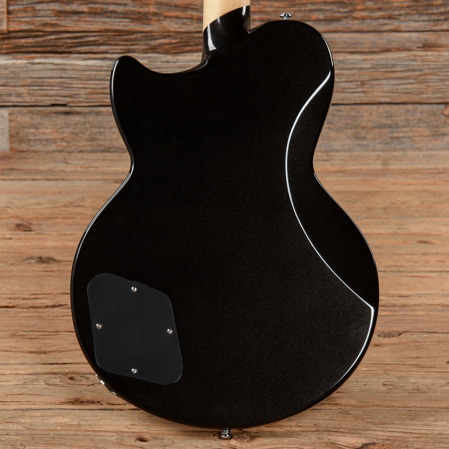 D'Angelico Premier Atlantic Single Cutaway HH with Stoptail Black 2021 Electric Guitars / Solid Body