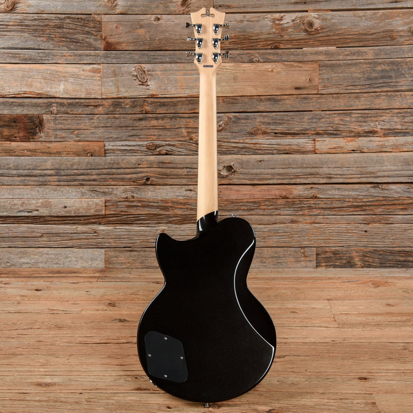 D'Angelico Premier Atlantic Single Cutaway HH with Stoptail Black 2021 Electric Guitars / Solid Body