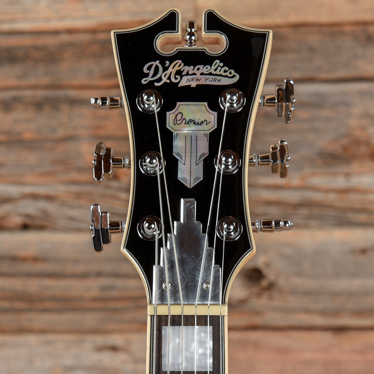 D'Angelico Premier Atlantic Single Cutaway HH with Stoptail Black 2021 Electric Guitars / Solid Body