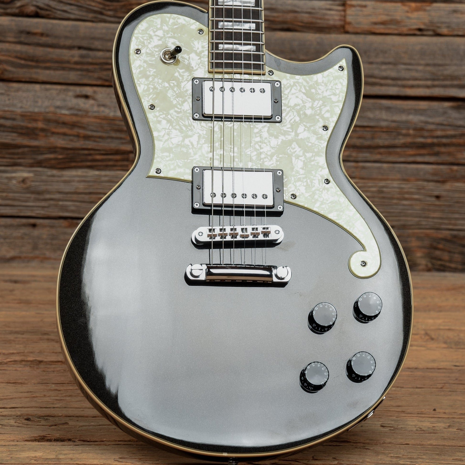 D'Angelico Premier Atlantic Single Cutaway HH with Stoptail Black 2021 Electric Guitars / Solid Body