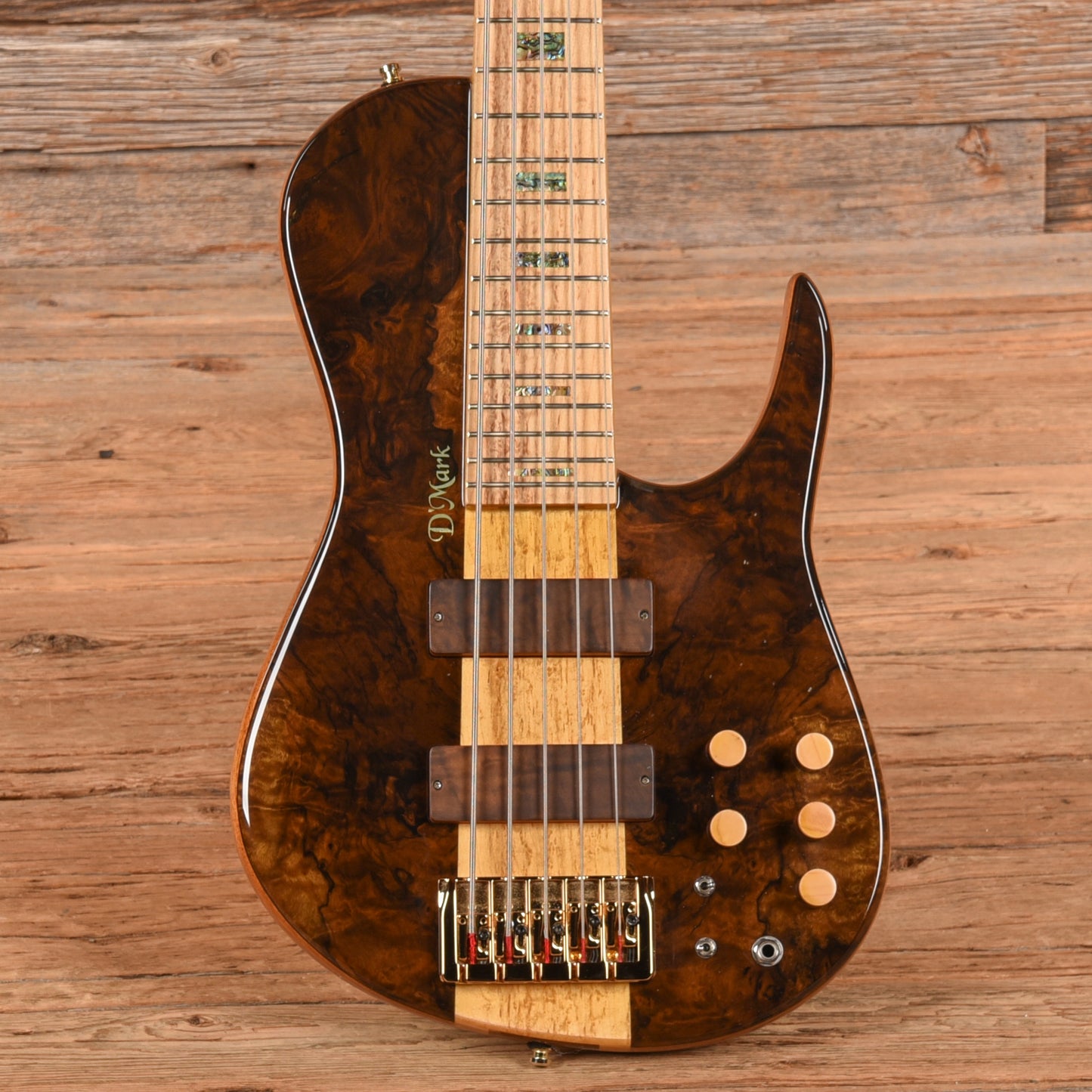 D'Mark Omega 5 Bass Natural 2019 Bass Guitars / 5-String or More