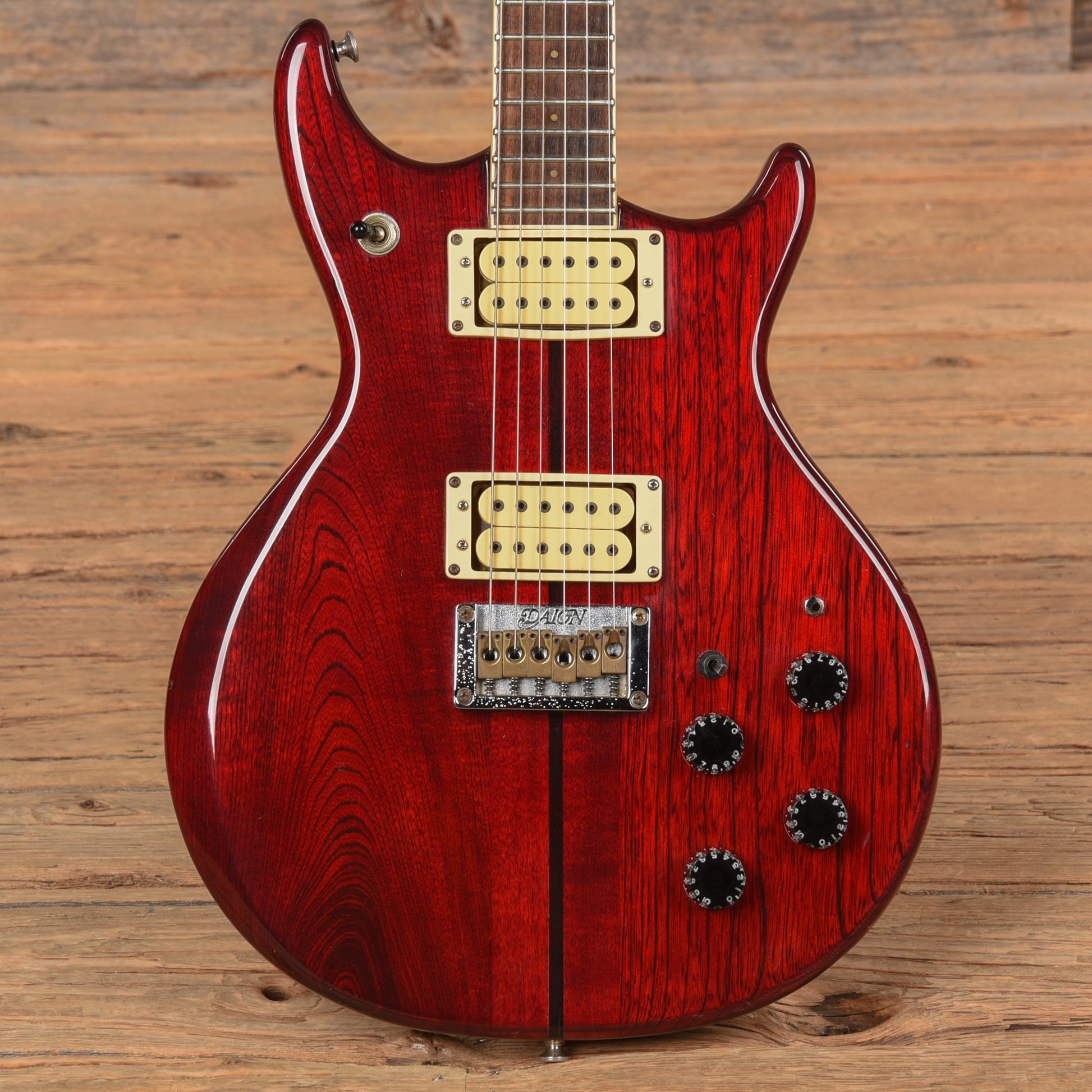 Daion Power Mark I Transparent Red 1980s Electric Guitars / Solid Body