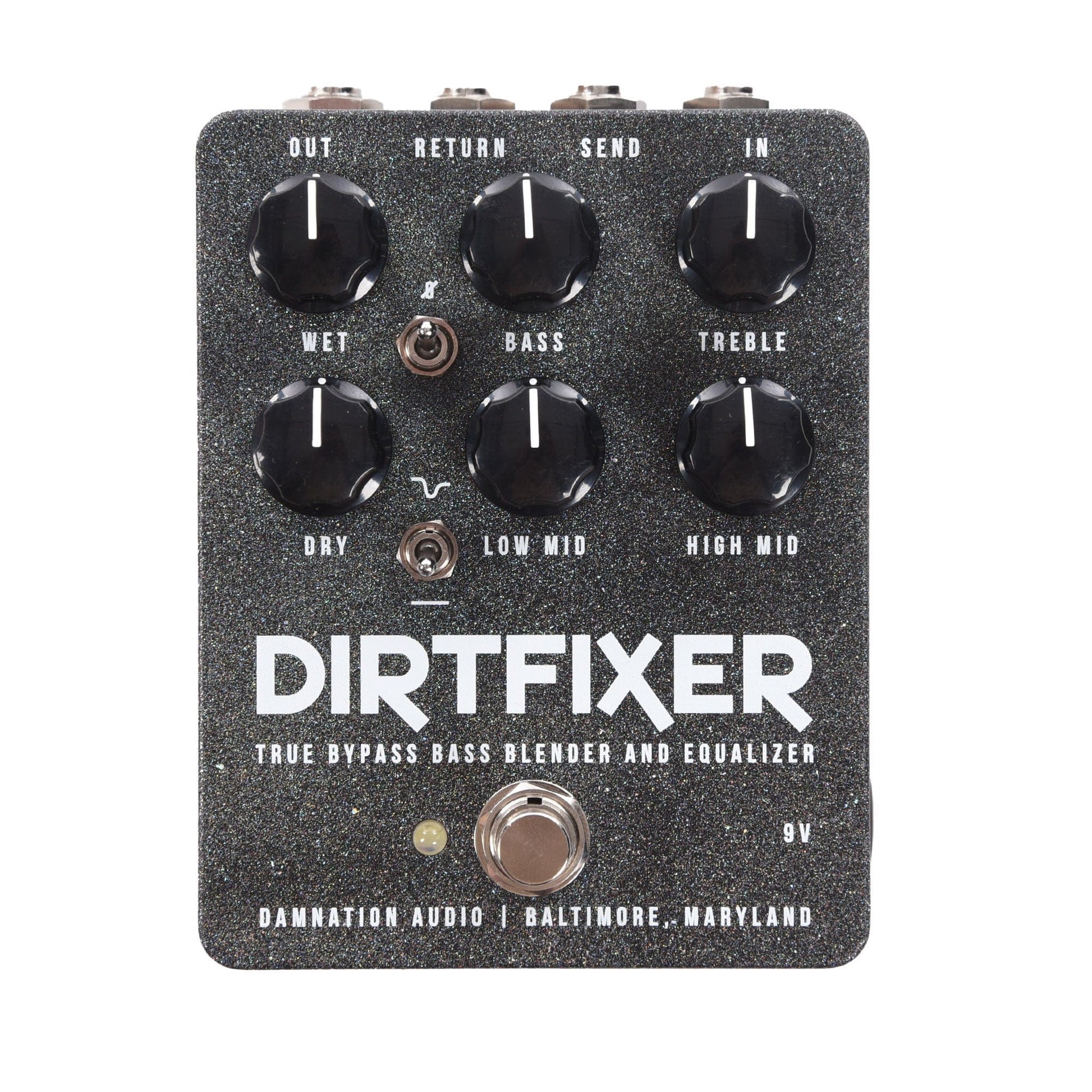 guitar blender pedal Damnation Audio Dirtfixer Bass Blender & EQ Pedal