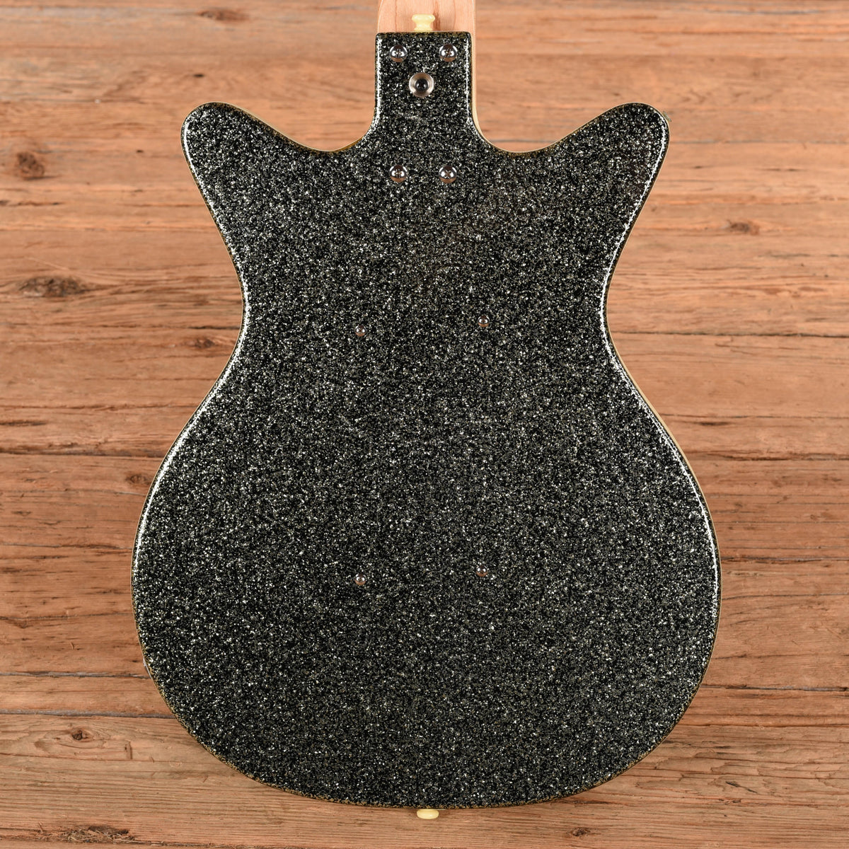 Danelectro '59 DC Bass Silver Sparkle Bass Guitars