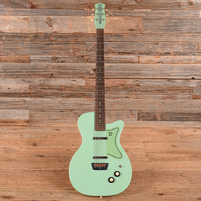 Danelectro UB-2 6-String Bass Surf Green Bass Guitars