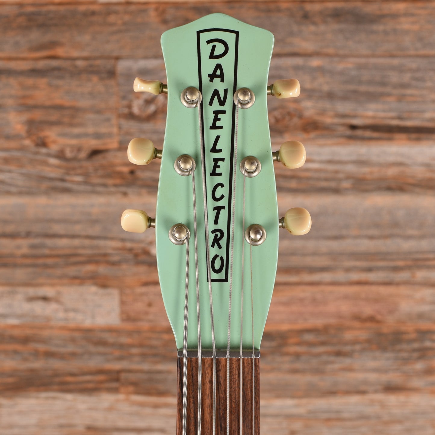 Danelectro UB-2 6-String Bass Surf Green Bass Guitars