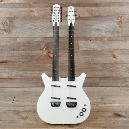 Danelectro Doubleneck 6/12 White Pearl Electric Guitars / 12-String