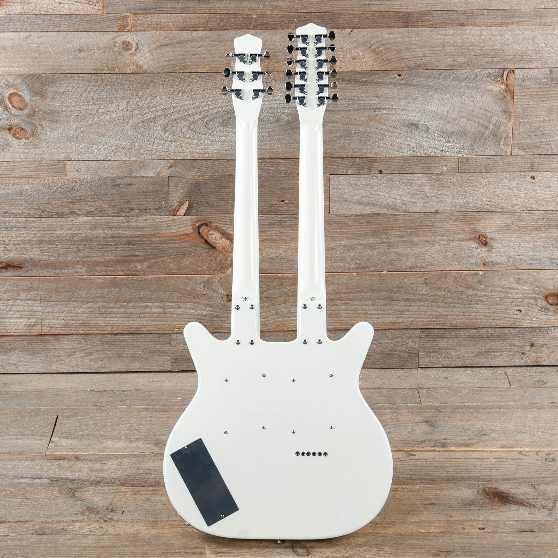 Danelectro Doubleneck 6/12 White Pearl Electric Guitars / 12-String