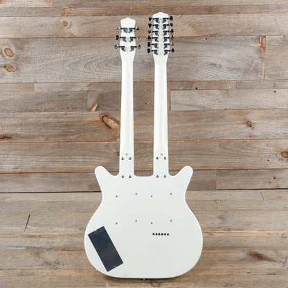 Danelectro Doubleneck 6/12 White Pearl Electric Guitars / 12-String