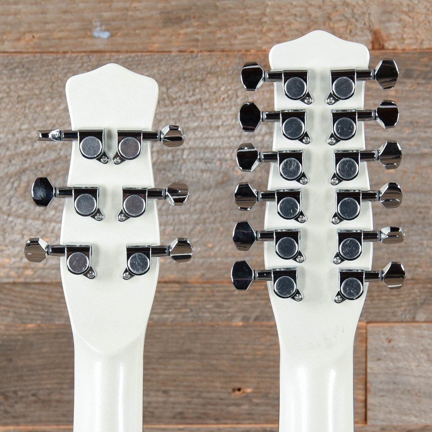 Danelectro Doubleneck 6/12 White Pearl Electric Guitars / 12-String