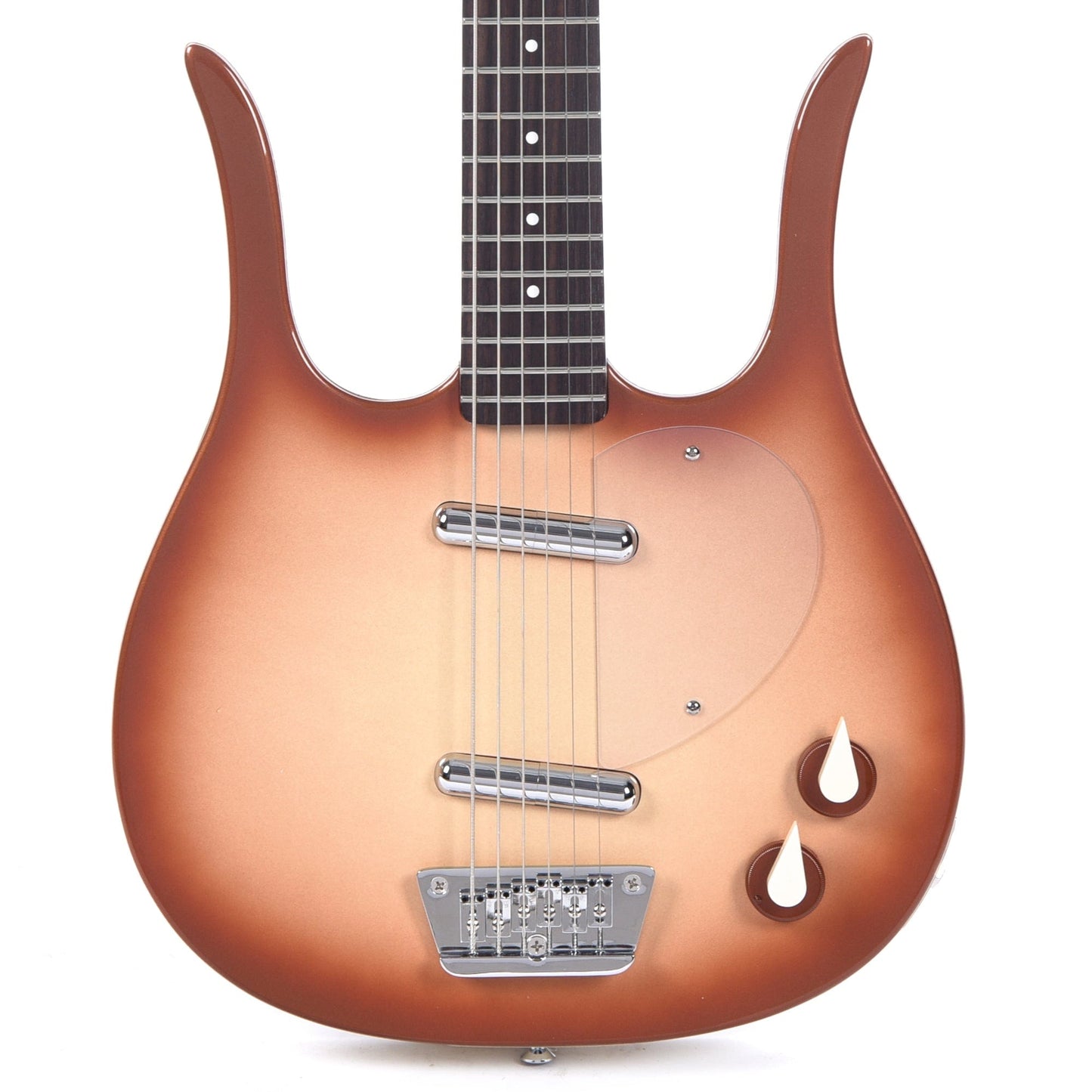 Danelectro Longhorn Baritone Copperburst Electric Guitars / Baritone