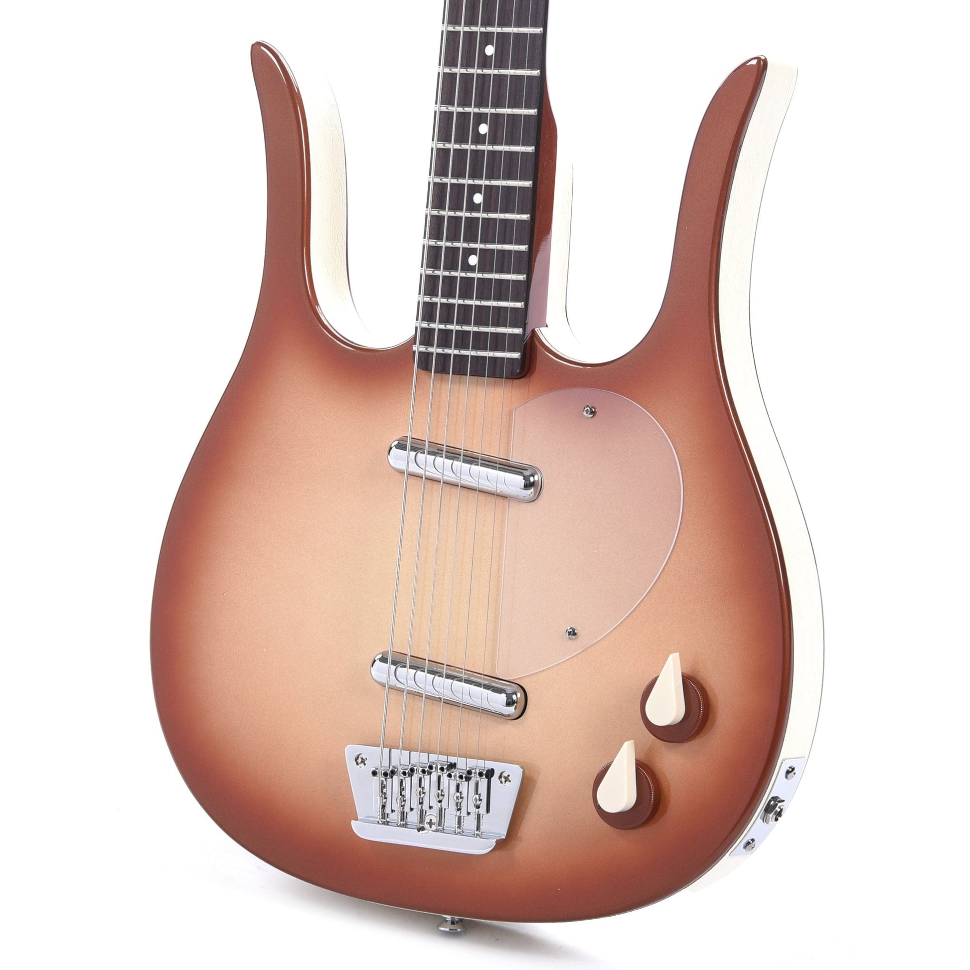Danelectro Longhorn Baritone Copperburst Electric Guitars / Baritone