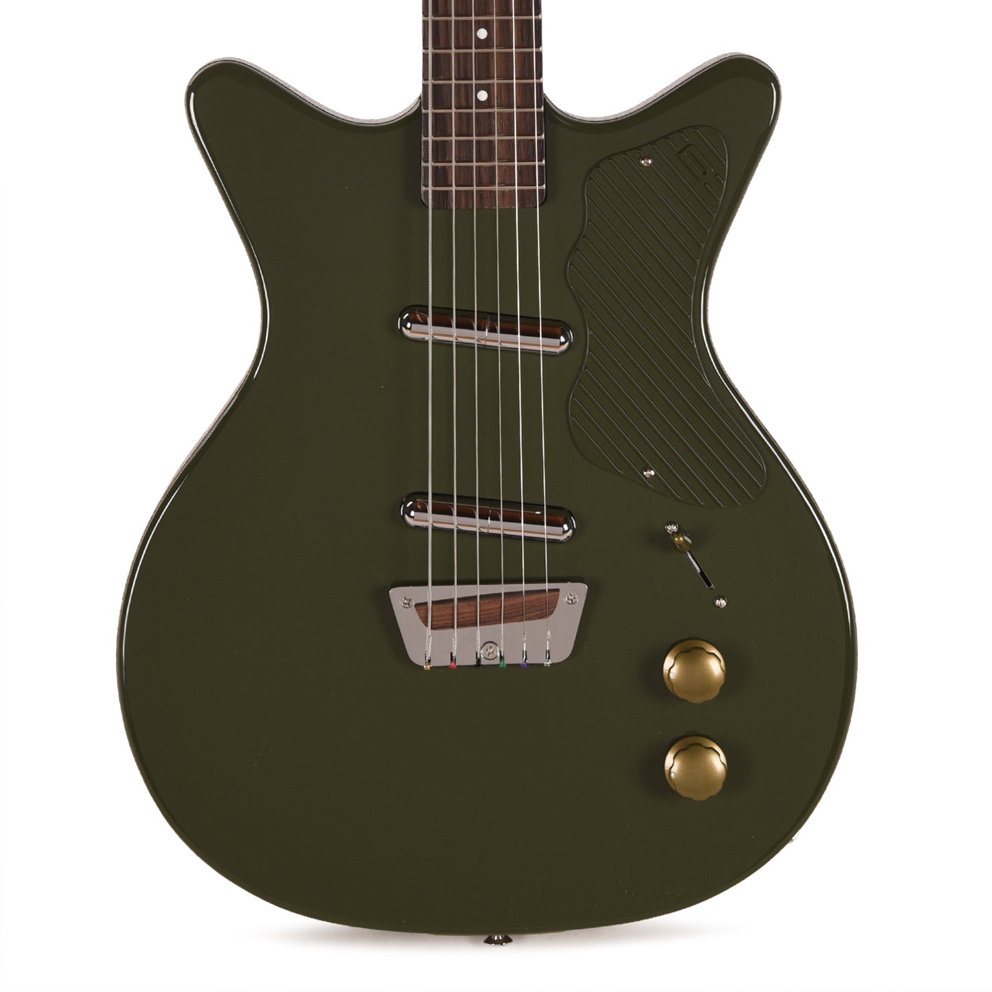 Danelectro Dan O. Cool Baritone Electric Guitar Green Electric Guitars