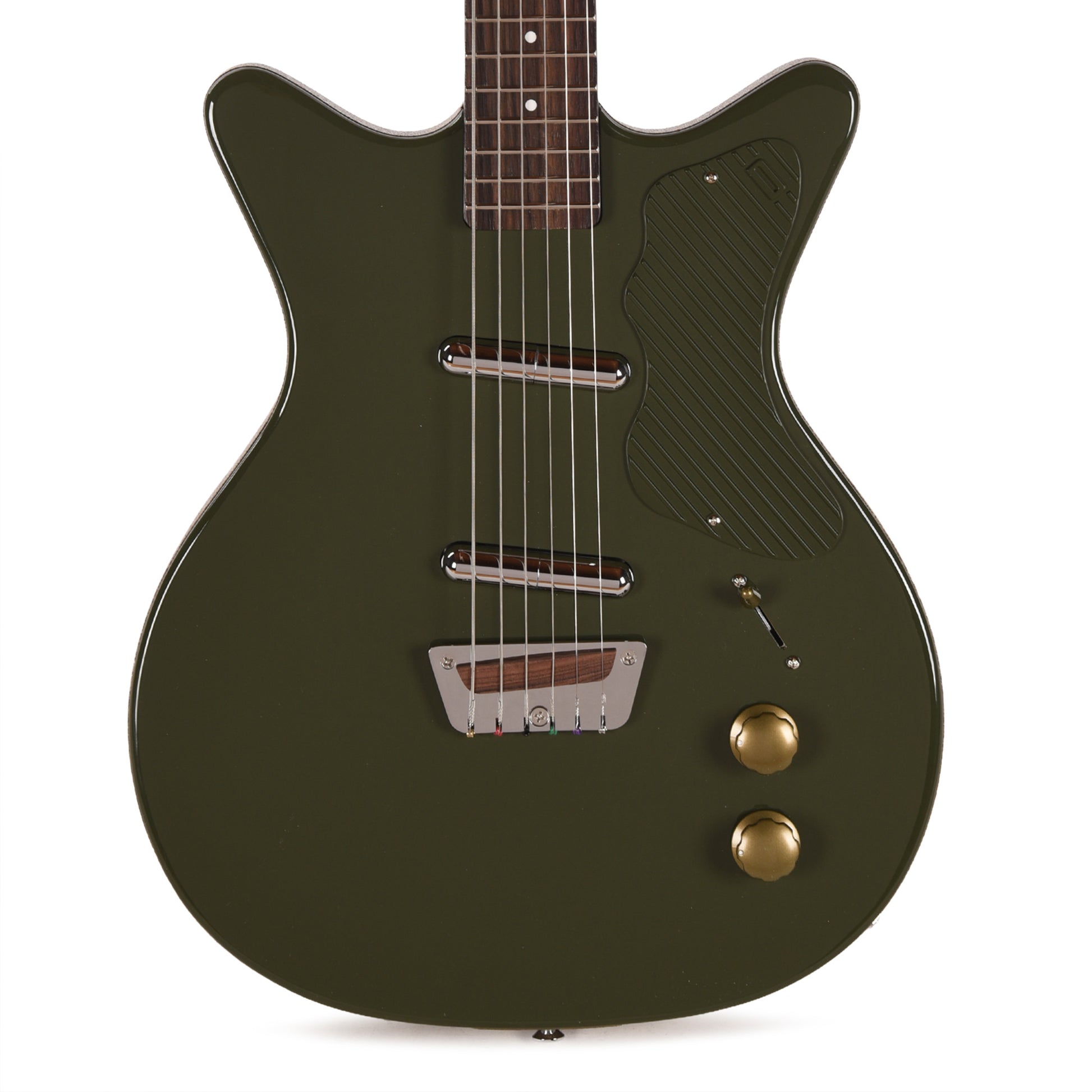 Danelectro Dan O. Cool Baritone Electric Guitar Green Electric Guitars