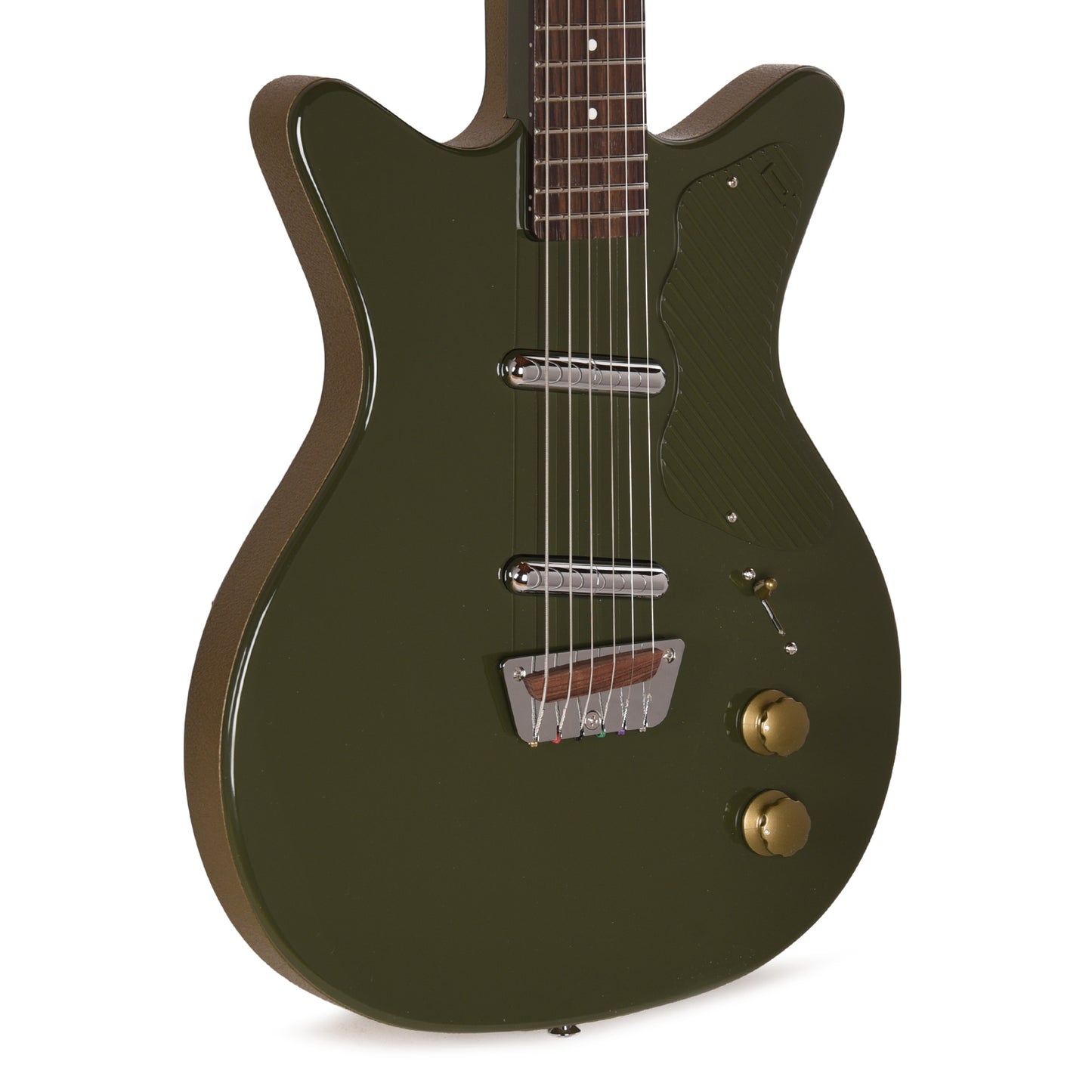 Danelectro Dan O. Cool Baritone Electric Guitar Green Electric Guitars