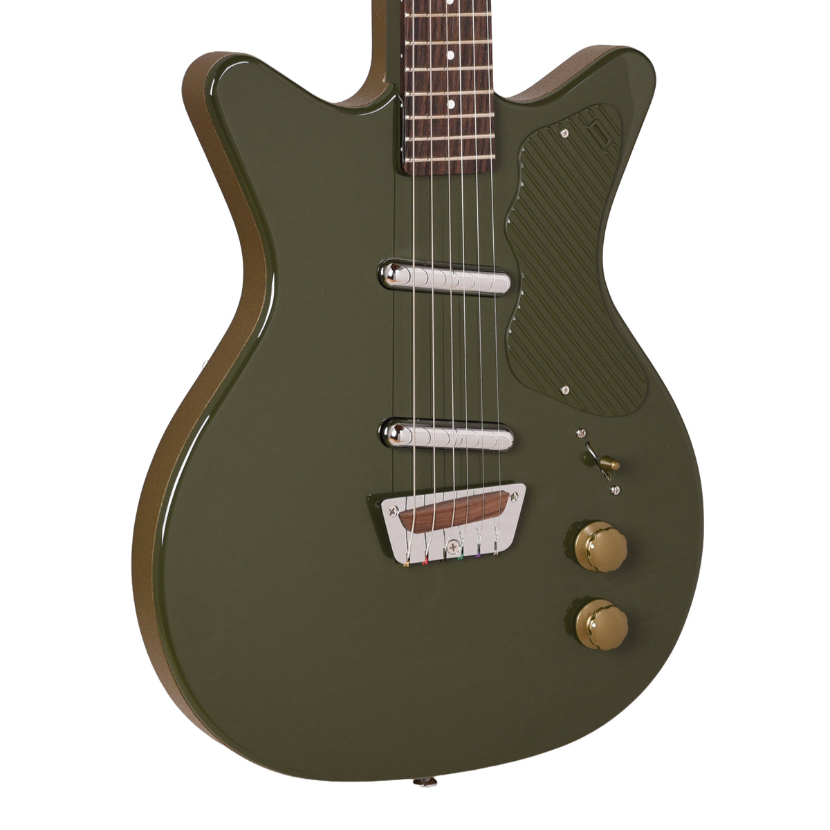 Danelectro Dan O. Cool Electric Guitar Green Electric Guitars
