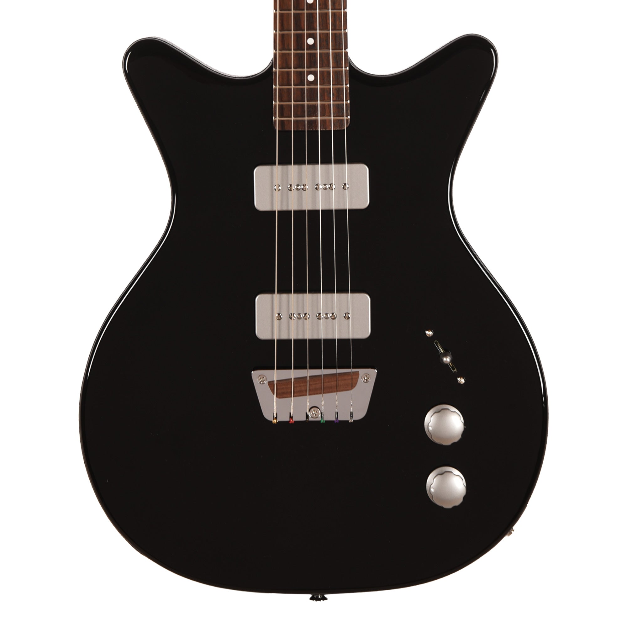 Danelectro Dan O. Mano Electric Guitar Black – Chicago Music Exchange