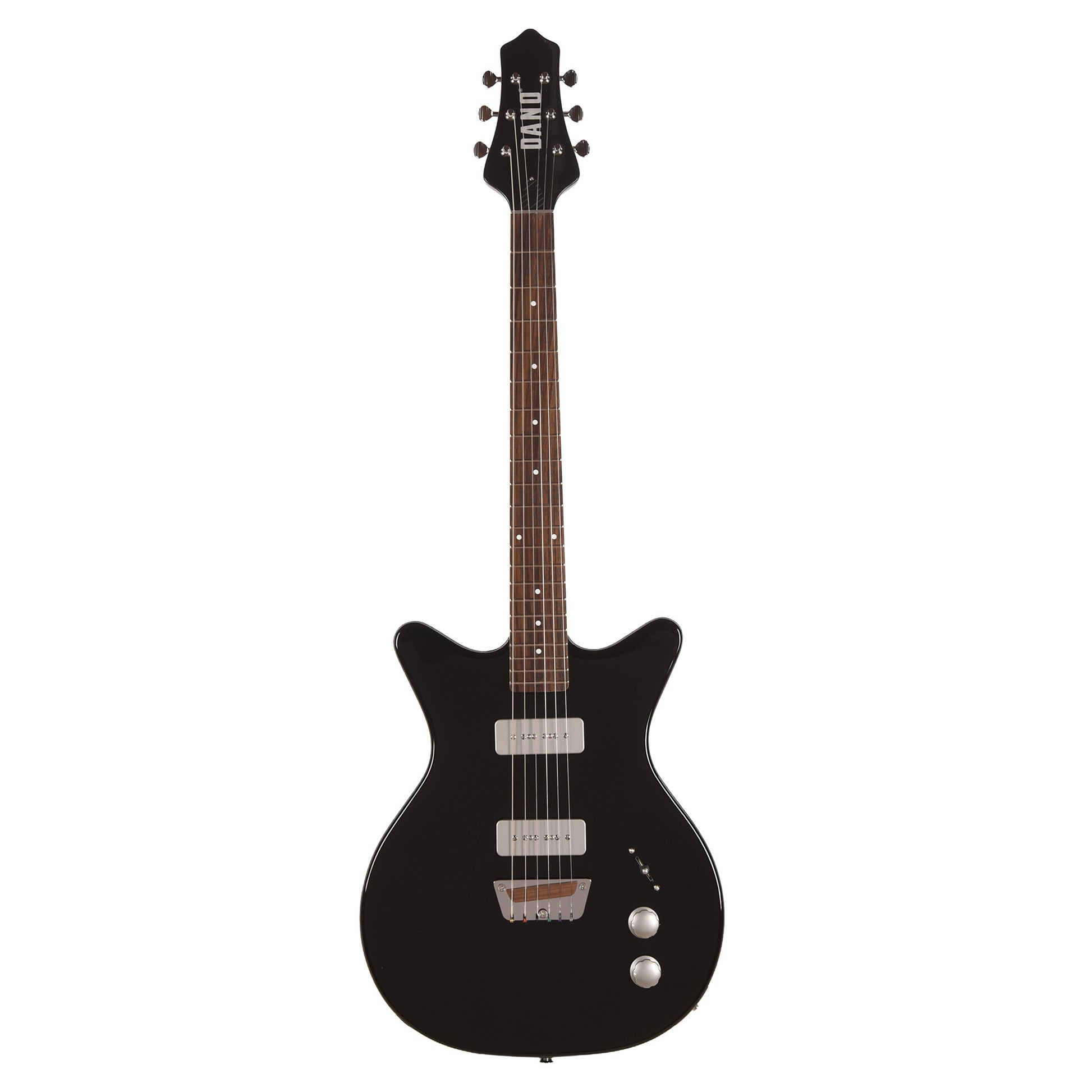 Danelectro Dan O. Mano Electric Guitar Black Electric Guitars