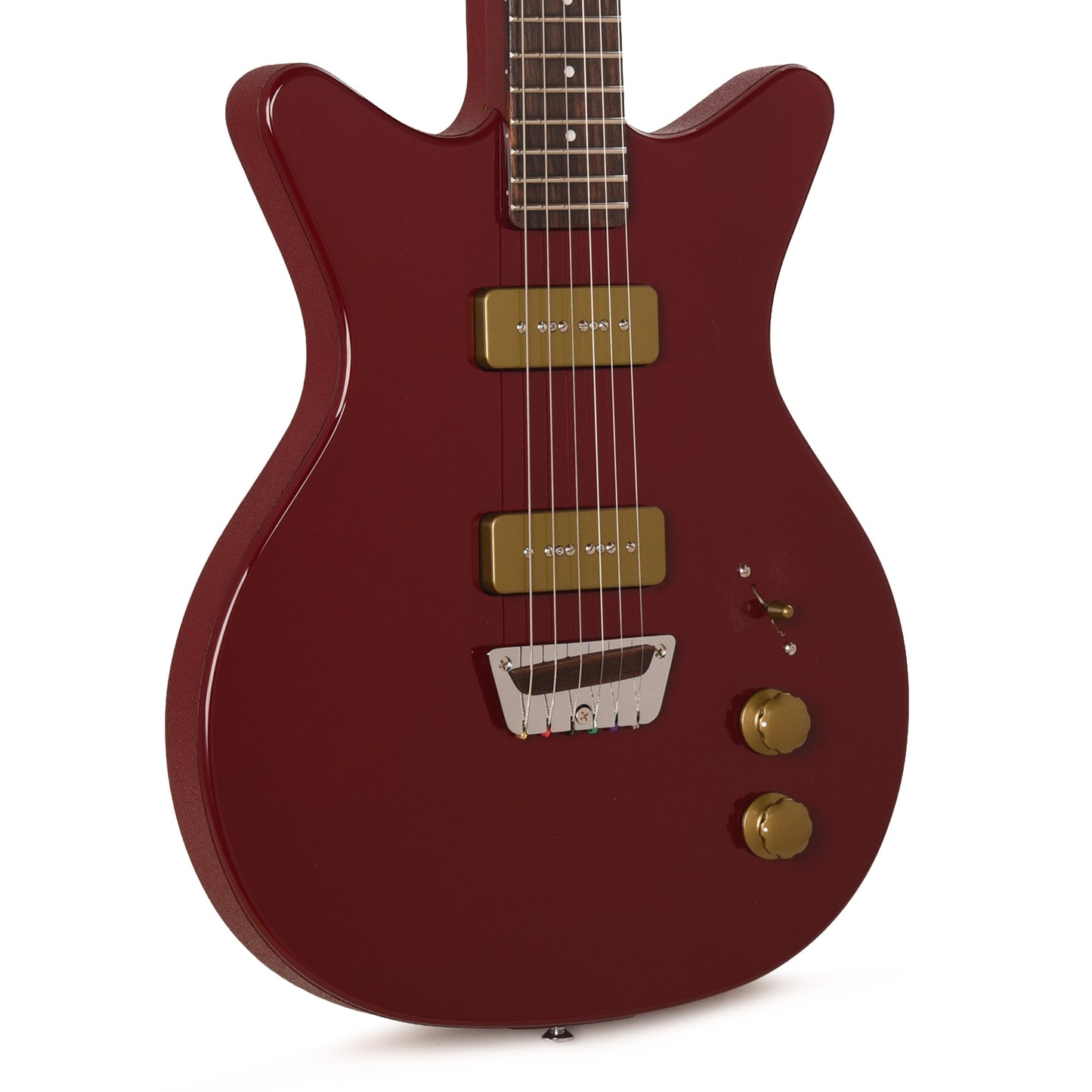 Danelectro Dan O. Mano Electric Guitar Maroon Electric Guitars