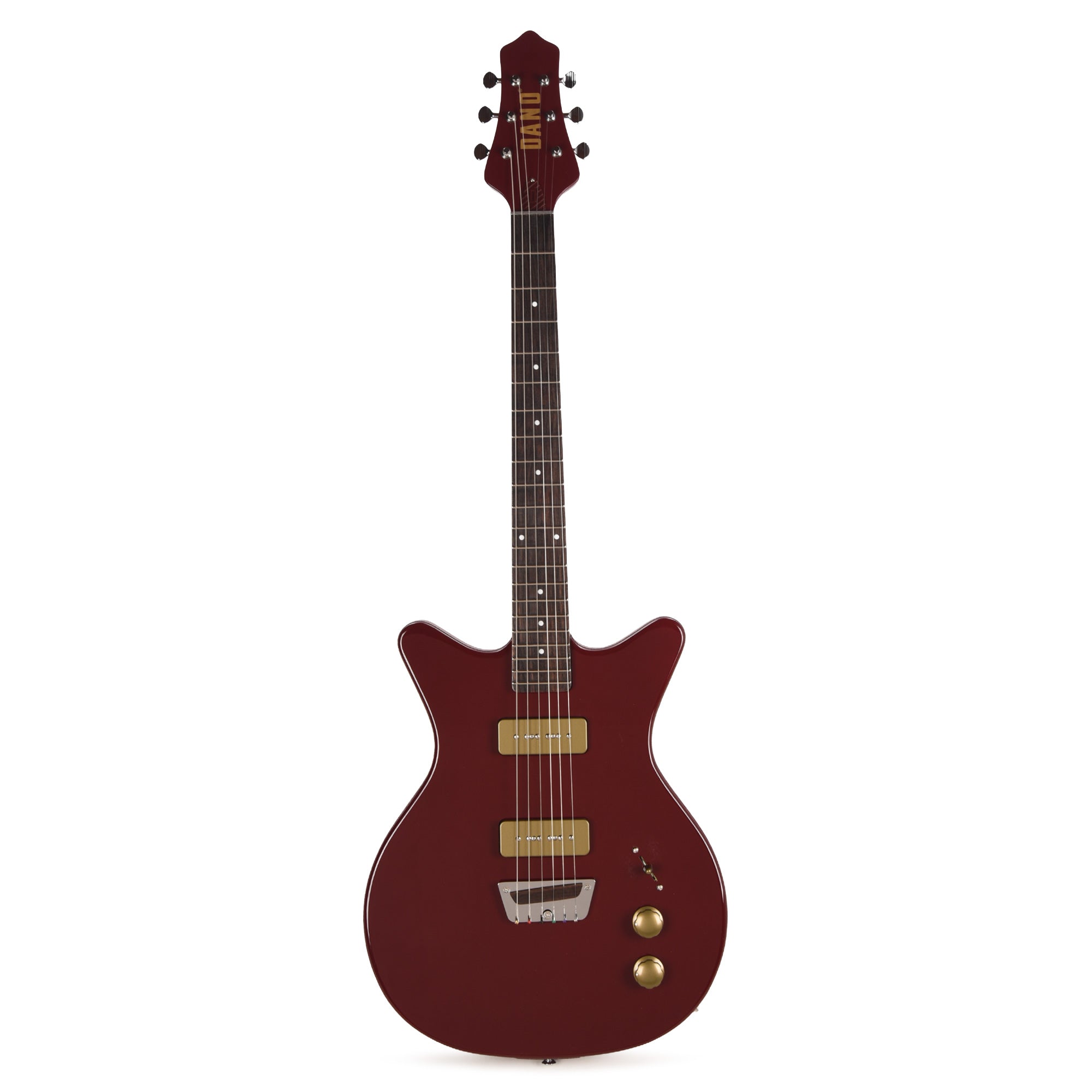 Danelectro Dan O. Mano Electric Guitar Maroon – Chicago Music Exchange