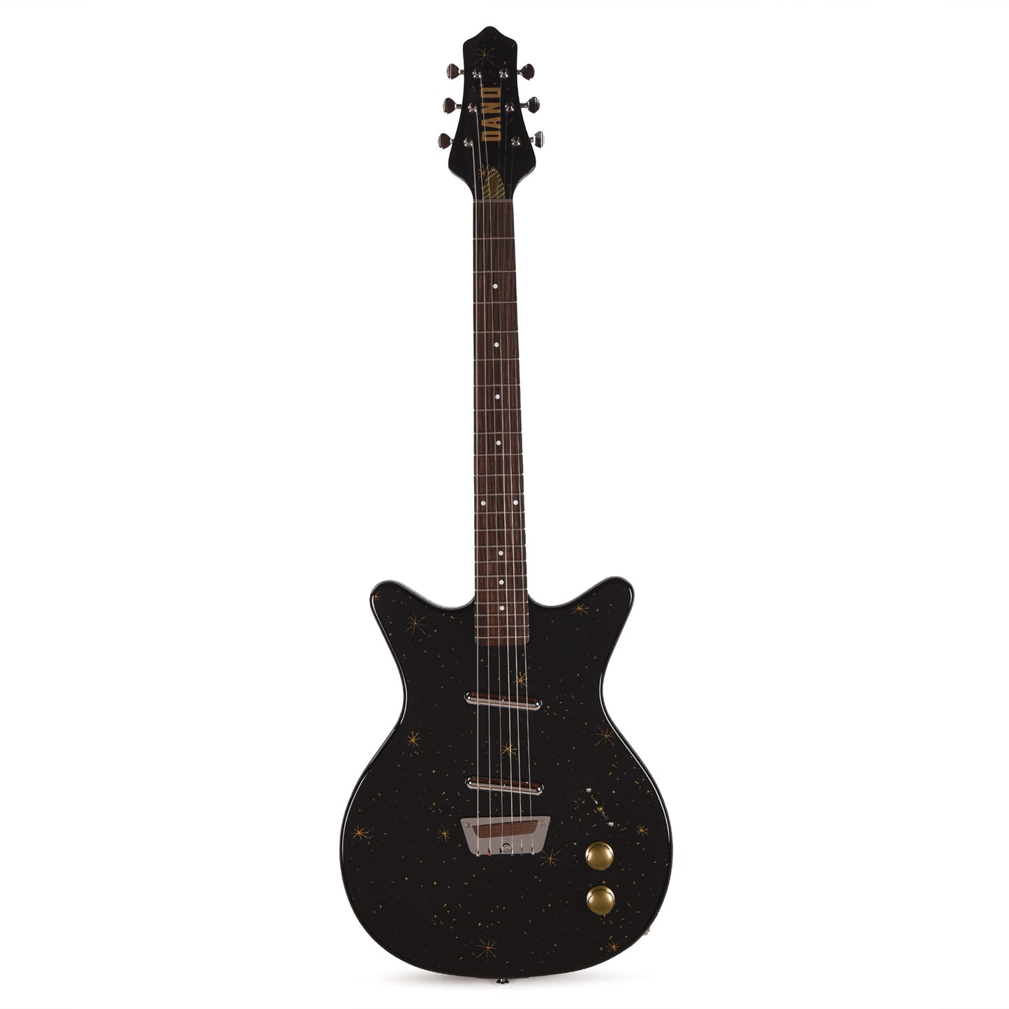 Danelectro Golden 1950's Electric Guitar Black Electric Guitars